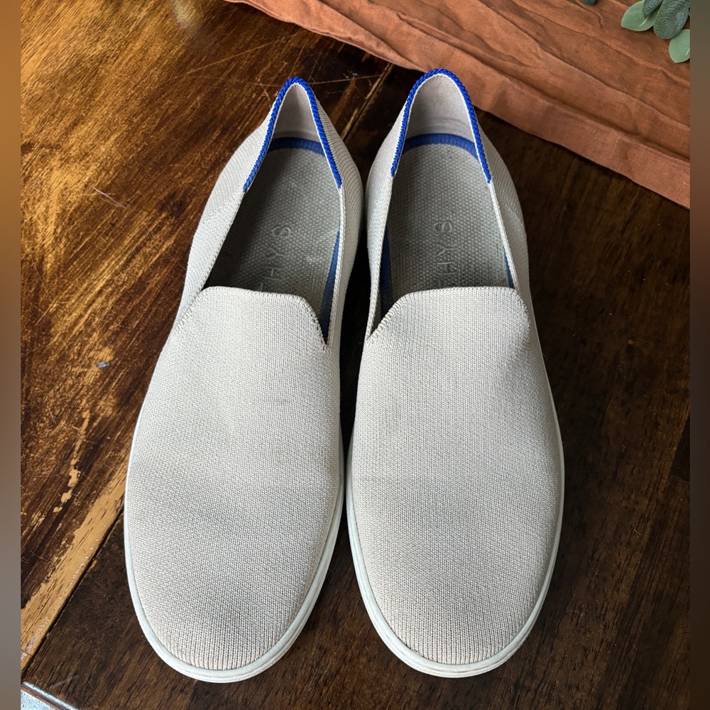 Rothy’s slip on shoes.